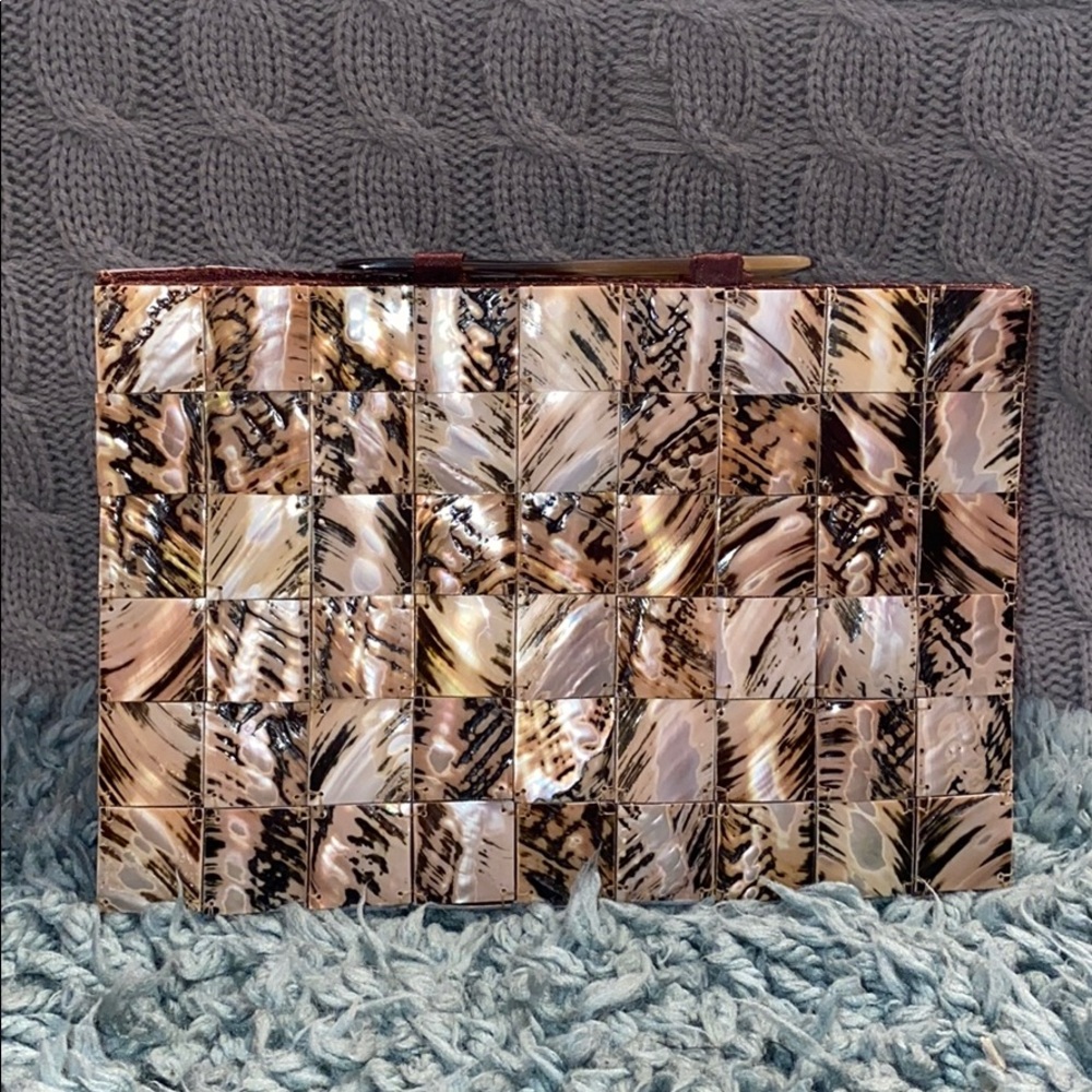 Capiz Shell Purse With Extra Shells - image 2